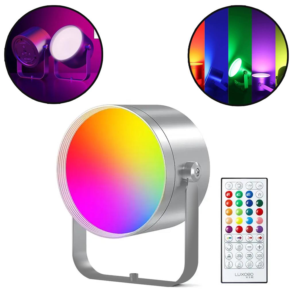 Refletor Holofote Iluminador Luz Led Rgb Preenchimento Fotografia Profissional Luxceo Mood2