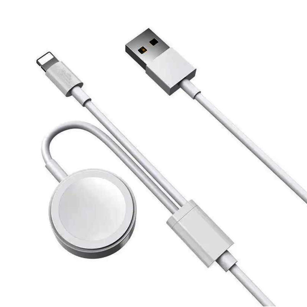 Cabo 2 Em 1 Iwatch E iPhone Carregador Apple Sem Fio 1m 4FT