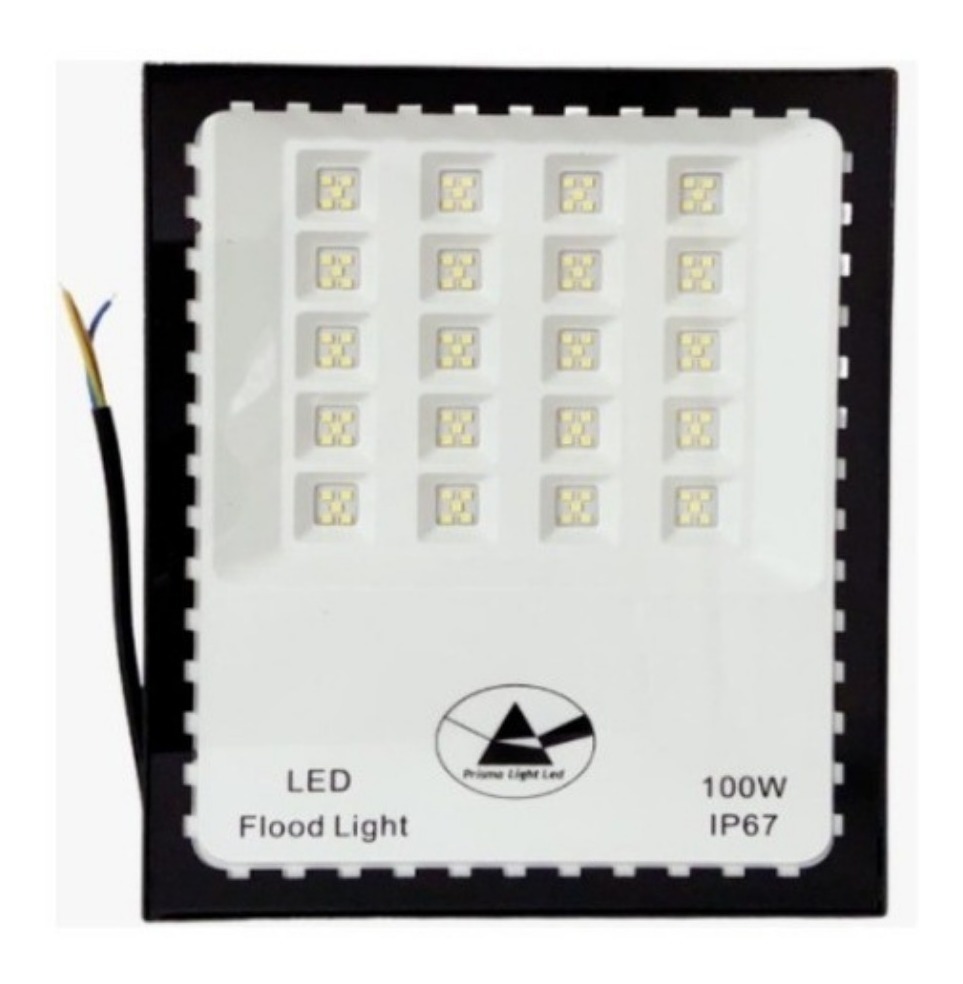 Refletor Led 100w Smd Prova D´água Luz Branco Frio Ip67 Holofote 6500k