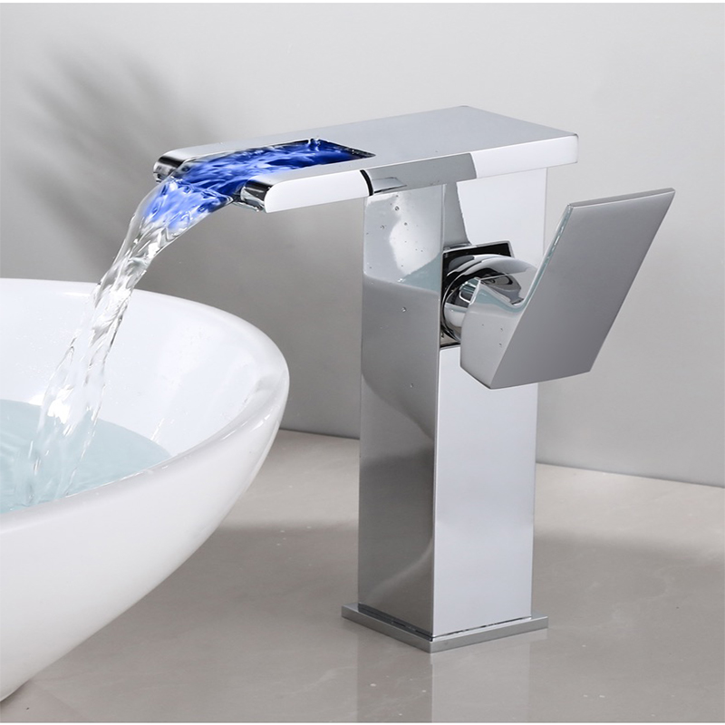 Torneira De Cuba Pia Banheiro Misturador Monocomando Cascata Luxo Alta 