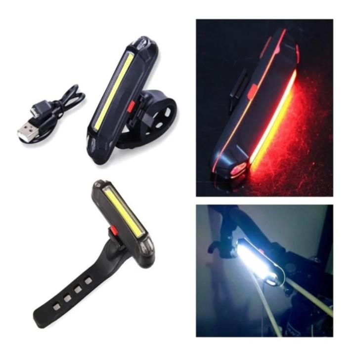 Lanterna Bicicleta Bike Sinalizador Led Recarregável100 Lm Usb Rpl 2261