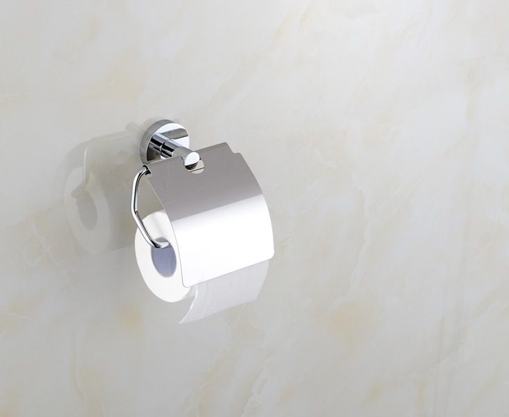 Porta Papel Higienico Para Banheiro Simples Lavabo Cromado C12251