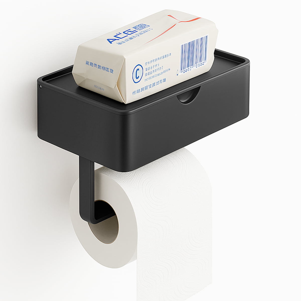 Porta Papel Higiênico Lenço Umedecido Suporte Celular 7288