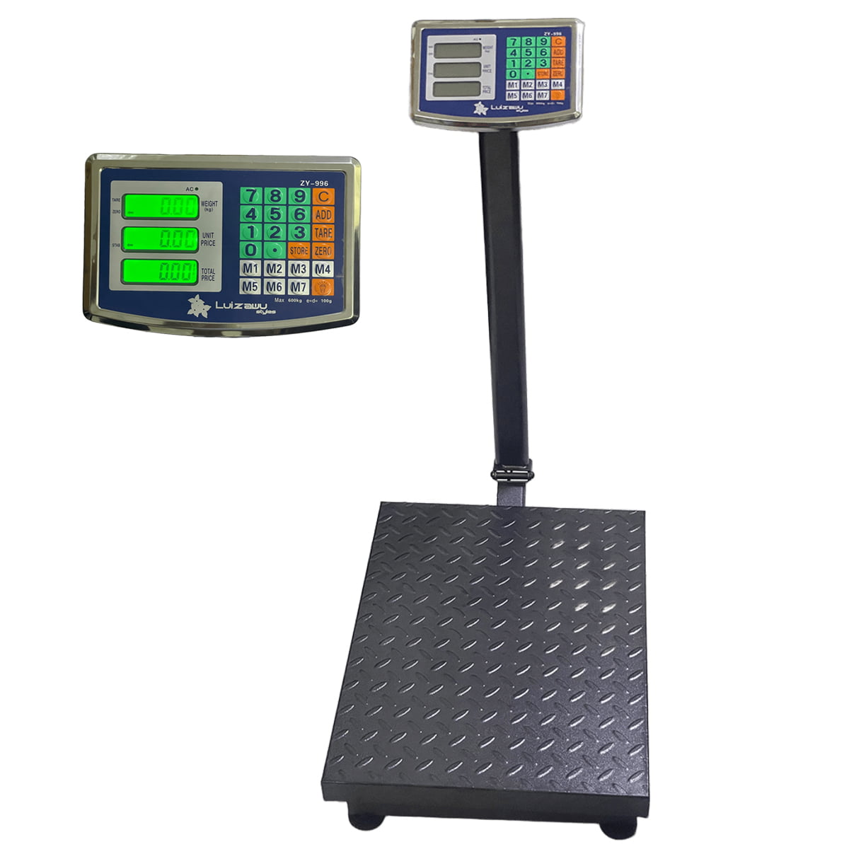 Balança Digital Eletronica Plataforma De Chão Até 600kg Bivolt Zy-996