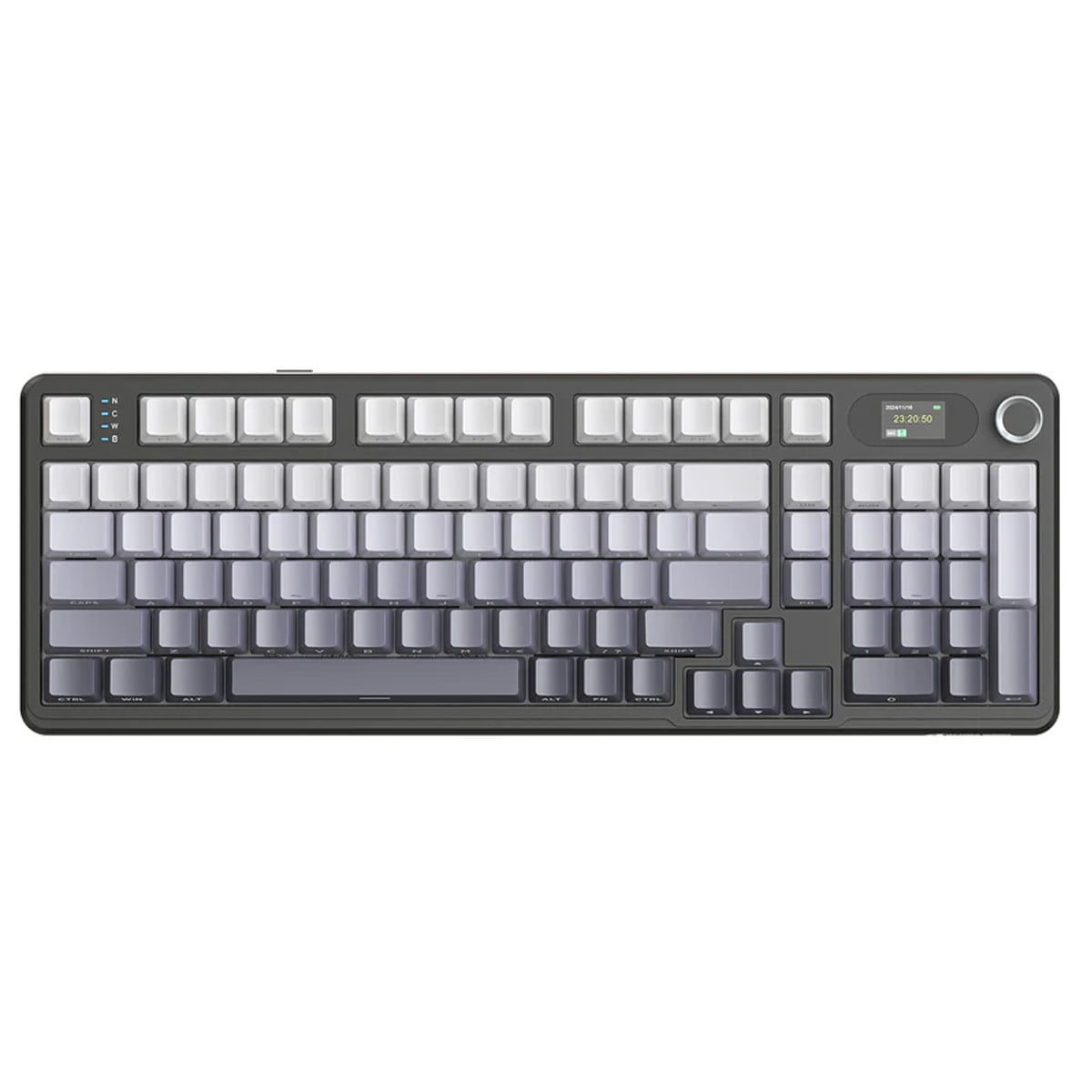 Teclado Mecânico Gamer Attack Shark Sem Fio Bluetooth 2.4g Com Tela Switch Blueberry X98PRO