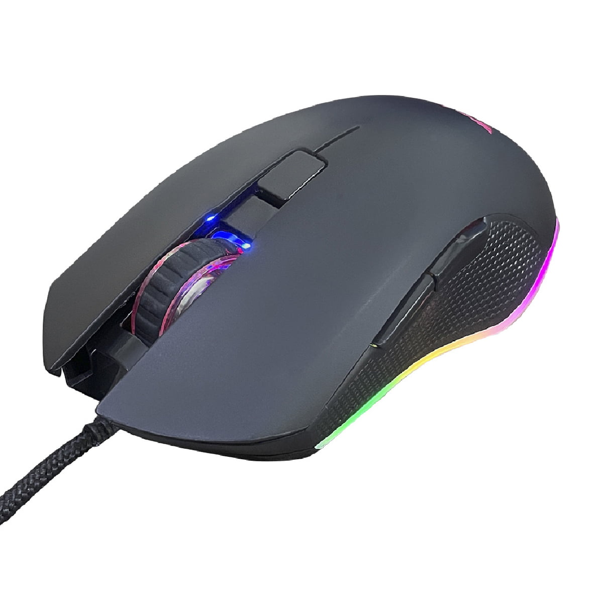 Mouse Gamer Óptico Led Rgb 3200 Dpi Com Fio Usb Preto S180