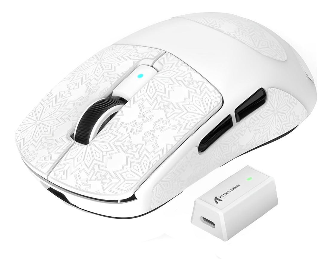 Mouse Gamer Wireless Attack Shark 42000 Dpi Recarregável R6