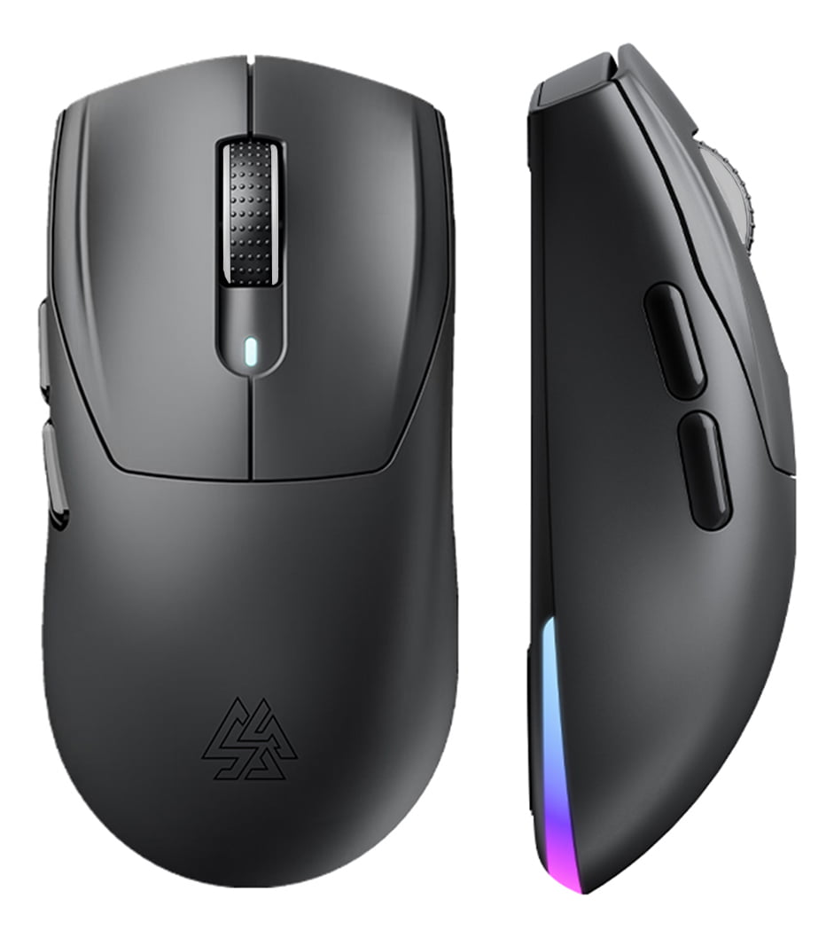 Mouse Sem Fio Bluetooth 2,4g 7200 Dpi 6 Botões Preto X2