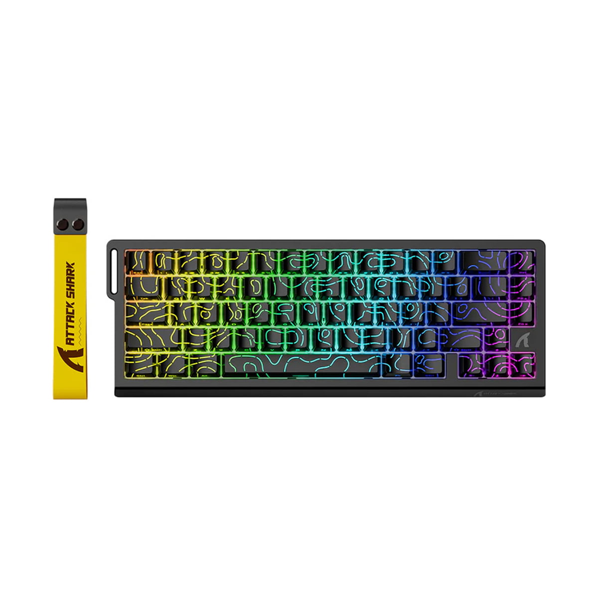 Teclado Magnético Mecânico Gamer Attack Shark Rgb X68 He