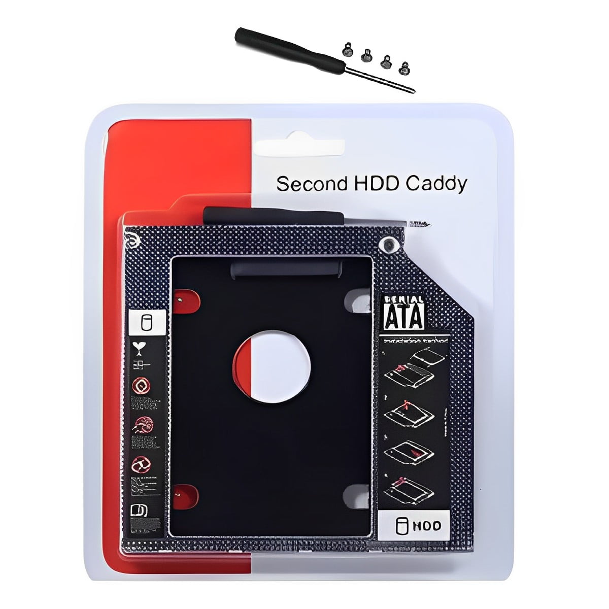 Gaveta Adaptadora Para Hd Segundo Hdd Caddy 9.7mm Barato G7