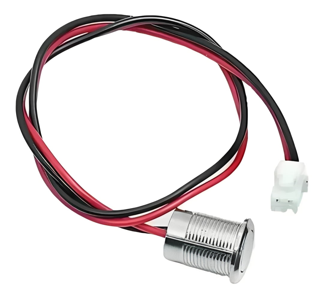 Botão De Ligar Desligar Com Conector 2 Pinos Hoverboard