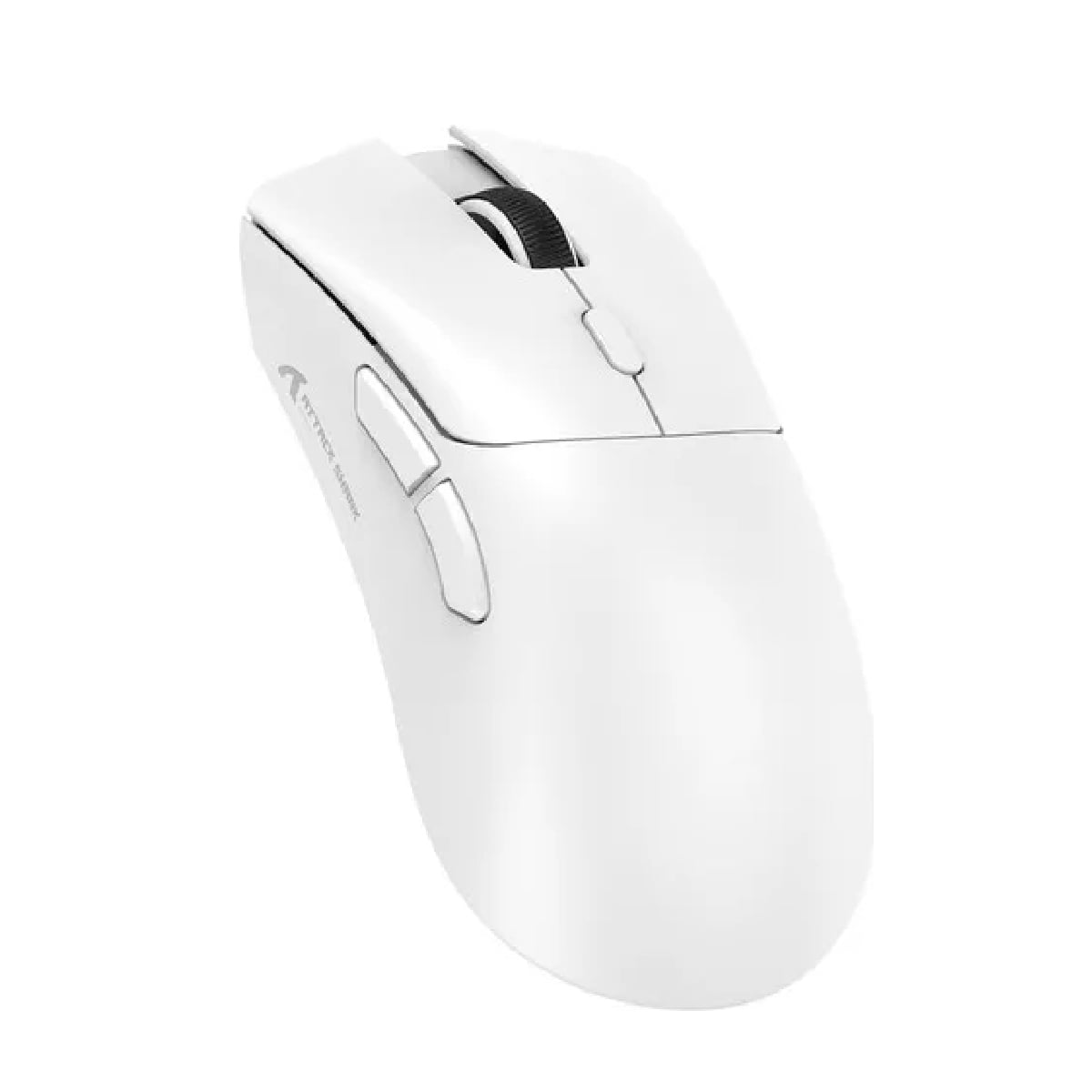 Mouse Branco Sem Fio Bluetooth Gamer Attack Shark Paw3311 De 18000 Recarregável R1