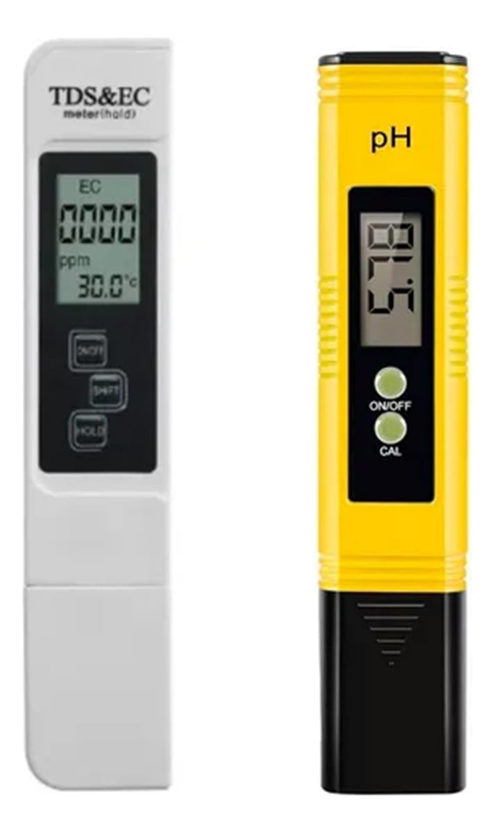 Kit Medidor Digital Tds Ec + Ph Hidroponia Aquario 33215