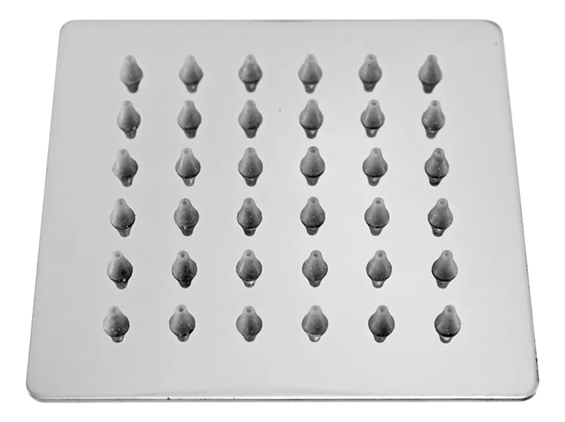 Ducha Chuveiro Quadrado Metal 10x10cm Para Cães Gato Dp-201