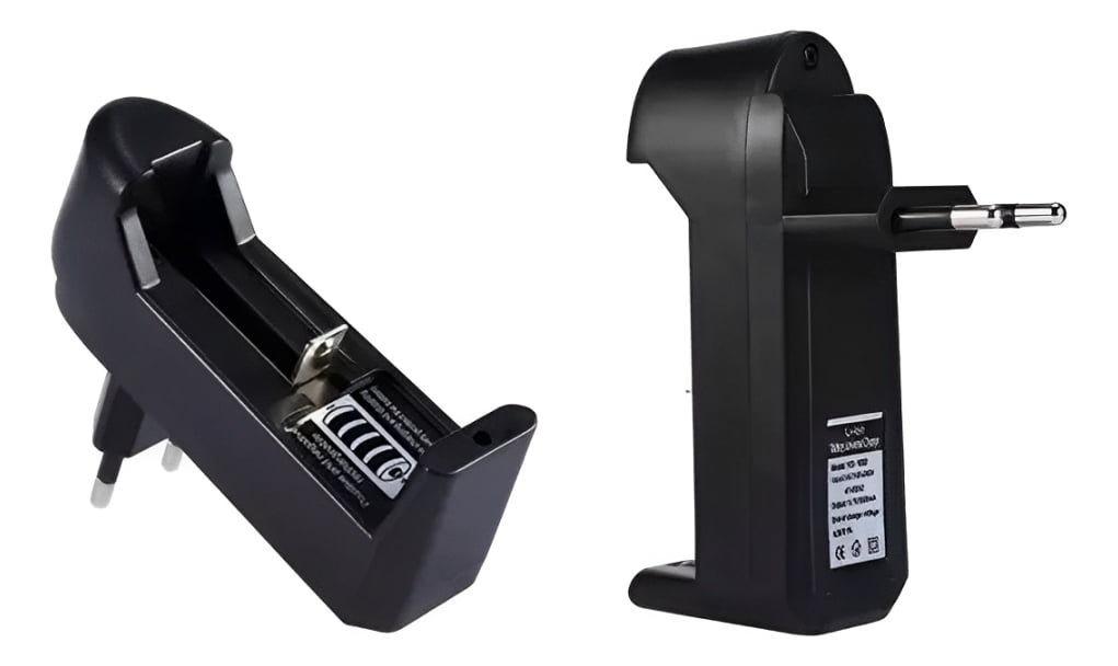 Carregador De Pilhas Baterias Lítio Universal Bivolt 128
