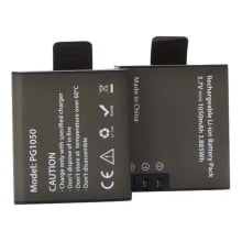 Kit 2 Baterias Para Câmera Eken H9r H8r Sjcam Sj4000 Pg1050