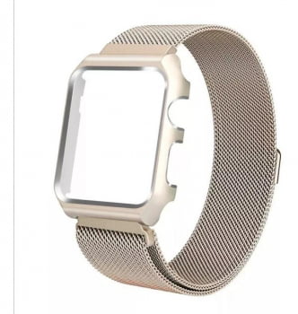 Pulseira Com Case Apple Watch 38mm 40mm 42mm 44mm 1 2 3 4