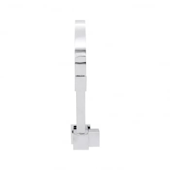 Torneira Pia Banheiro Monocomando Parede Agua Fria Quadrada Luxo Croma Metal Aco Inox Desq013m