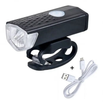 Lanterna Farol Bicicleta Bateria Bike Raypal Led 300 D 2255