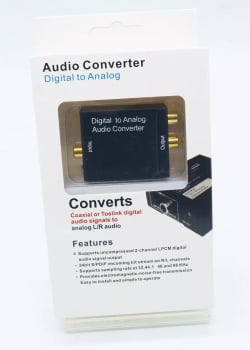 Conversor Audio Digital Analógico Home Theater Tv Game