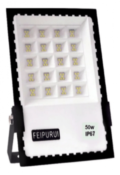 Refletor Holofote Led 50w Branco Frio Ip67 Bivolt Luz R50w