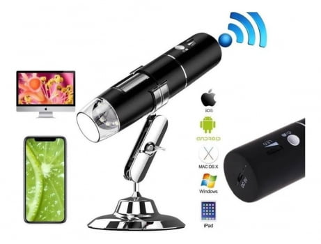 Microscópio Lupa Digital Wi-fi Camera Hd 1080p 50x 1000x Mb1