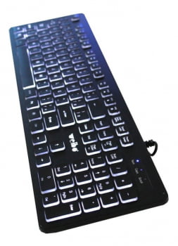 Teclado Semi Mecanico Gamer Usb Pc Computador Luminoso W560