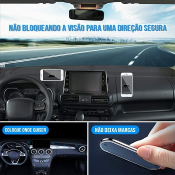 Suporte De Celular Carro Painel Magnetico Universal Veicular Imã Neodimio U1003