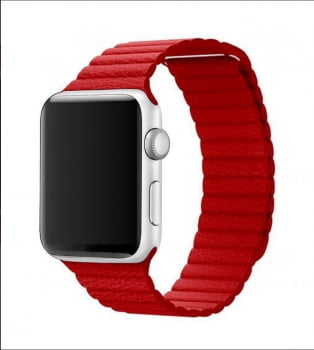 Pulseira Couro Loop Para Apple Watch All Séries 1 2 3 4