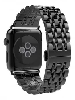 Pulseira Apple Watch Metal 7 Elos Cores Aço Séries 1 2 3 4 