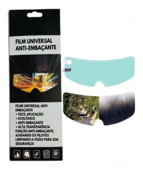 Pelicula Film Para Viseira Anti Embaçante Universal Chuva Pinlock Pm9