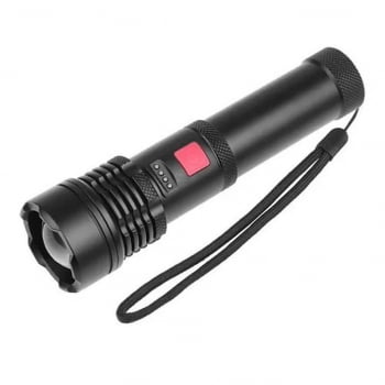 Lanterna Tatica Militar Led Potente T9 Recarregavel Usb Super Forte P90