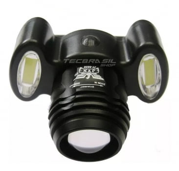 Farol Bike Cabeça 3 Leds Recarregável Ip 65 Gb 720