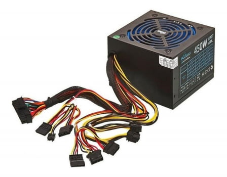 Fonte De Alimentação Para Pc Preta Silenciosa 115v/230v Kp-533 450w