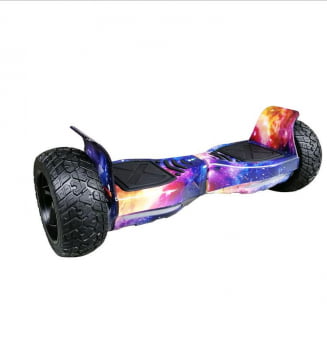 Hoverboard Cross Off Road 8,5 Polegadas Skate Elétrico Infantil Criança Bluetooth Bivolt Overboard Com Leds