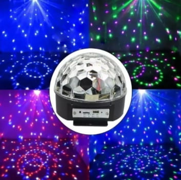 Globo Bola Maluca Led Magic Cristal Rgb Bluetooth Usb Y0851