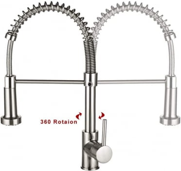 Torneira Pia Cozinha Gourmet Mesa Misturador Monocomando Luxo 5107b Escovado