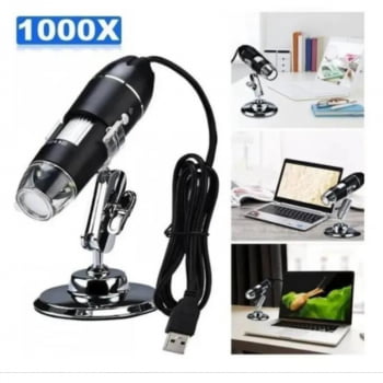 Microscópio Digital Usb 1000x Zoom Camera Profissional M10 Luuk Young