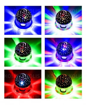 Luminaria Estrela Abajur Led Colorida Bluetooth Magic Ball Lt-8003