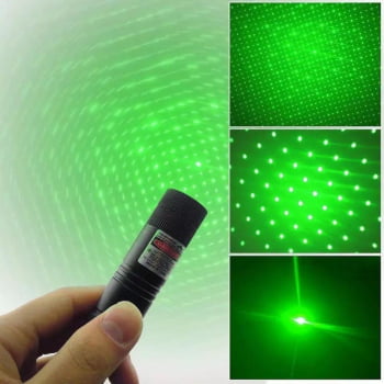 Caneta Laser Pointer Verde Ultra Forte Profissional Alcance 50km D8325 Luuk Young