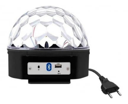 Globo Bola Maluca Led Magic Cristal Rgb Bluetooth Usb Y0851
