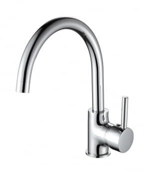 Torneira De Mesa/Bancada Com Misturador Cozinha Banheiro Gourmet Arejador Inox cromo D6004 Luuk Young