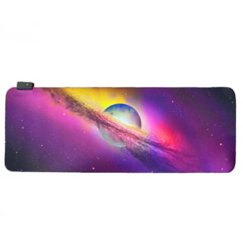 Mousepad Gamer Led Rgb Iluminado 7 Cores Tamanho Grande 80 X 30cm Mp14