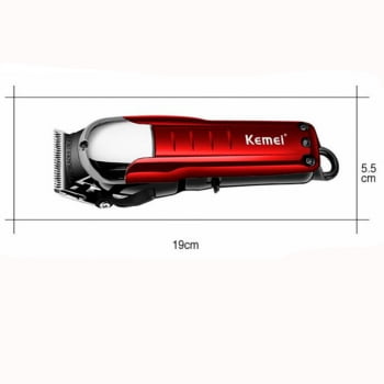 Maquina De Cabelo Corte Sem fio  Recarregável Professional Bivolt Kemei 2608