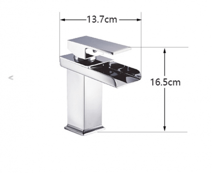 Torneira Cascata Modelo Cuba Monocomando Cromada T103-06