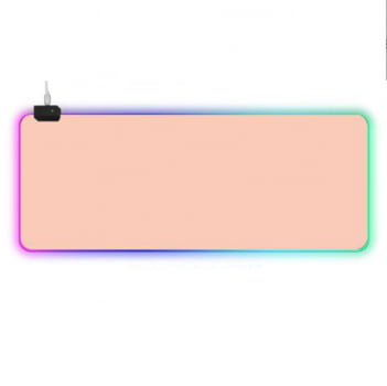 Mousepad Rosa Gamer Led Rgb 7 Cores Grande 80 X 30cm Mp48