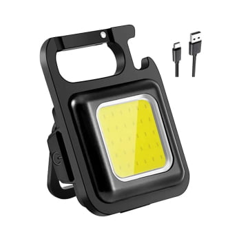 Lanterna Multifuncional Mini Glare Cob Chaveiro Pingente Luz Led Com Ima Abridor De Garrafa Recarregavel L45 Luuk Young