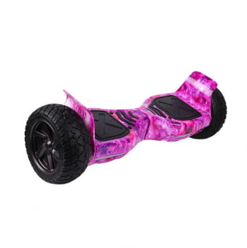 Hoverboard Cross Off Road 8,5 Polegadas Skate Elétrico Infantil Criança Bluetooth Bivolt Overboard Com Leds