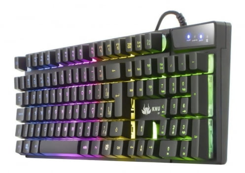 Teclado Gamer  Periféricos Iluminação Abnt 2 Luz  Cores Rgb Usb Knup Kp-2050 Luuk Young 