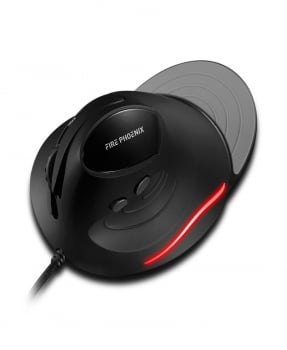 Mouse Optico Vertical Ergonomico Com Fio Usb 6 Botoes Dpi 3200 D6